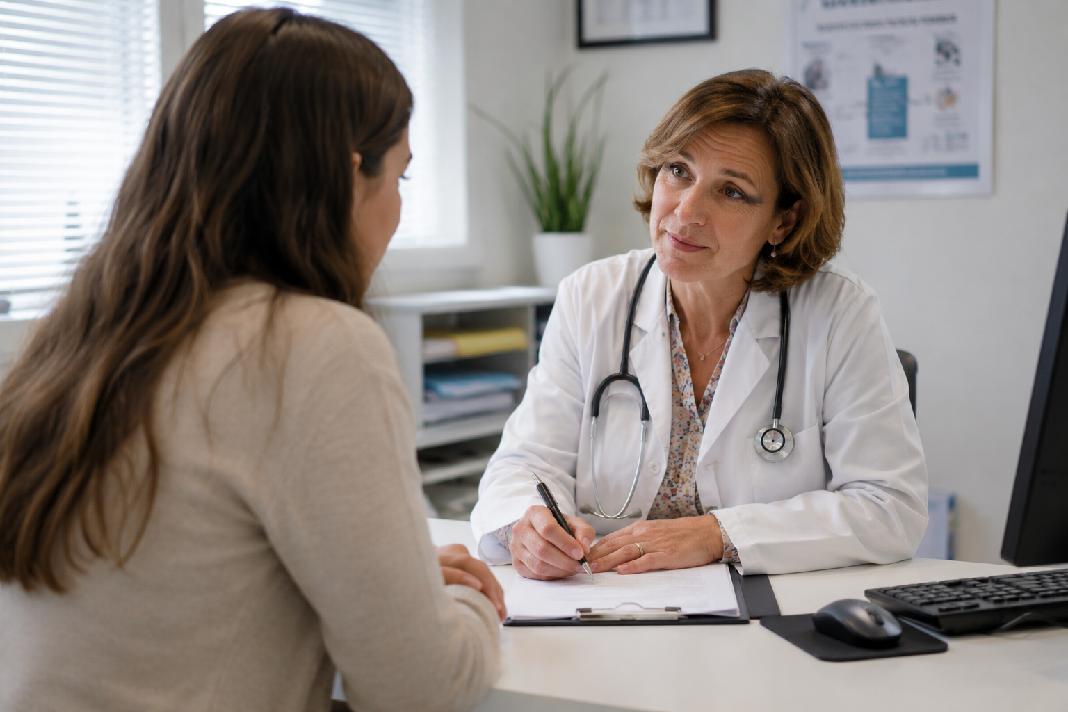 Consultation avec un médecin traitant